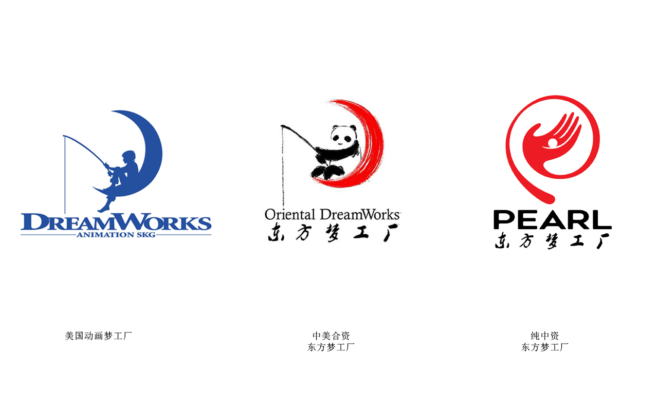东方梦工厂新LOGO哪一个才是陈幼坚设计的呢?成都LOGO设计,商标设计